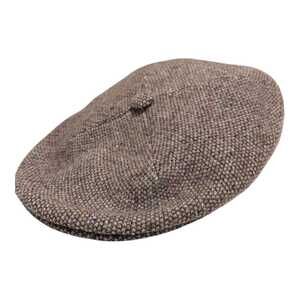 Kangol Cap Ventair Size M Brown Cabbie Newsboy 504 Vintage‎ Heathermix England